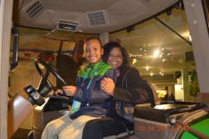 Naiima and Kaeden at the museum